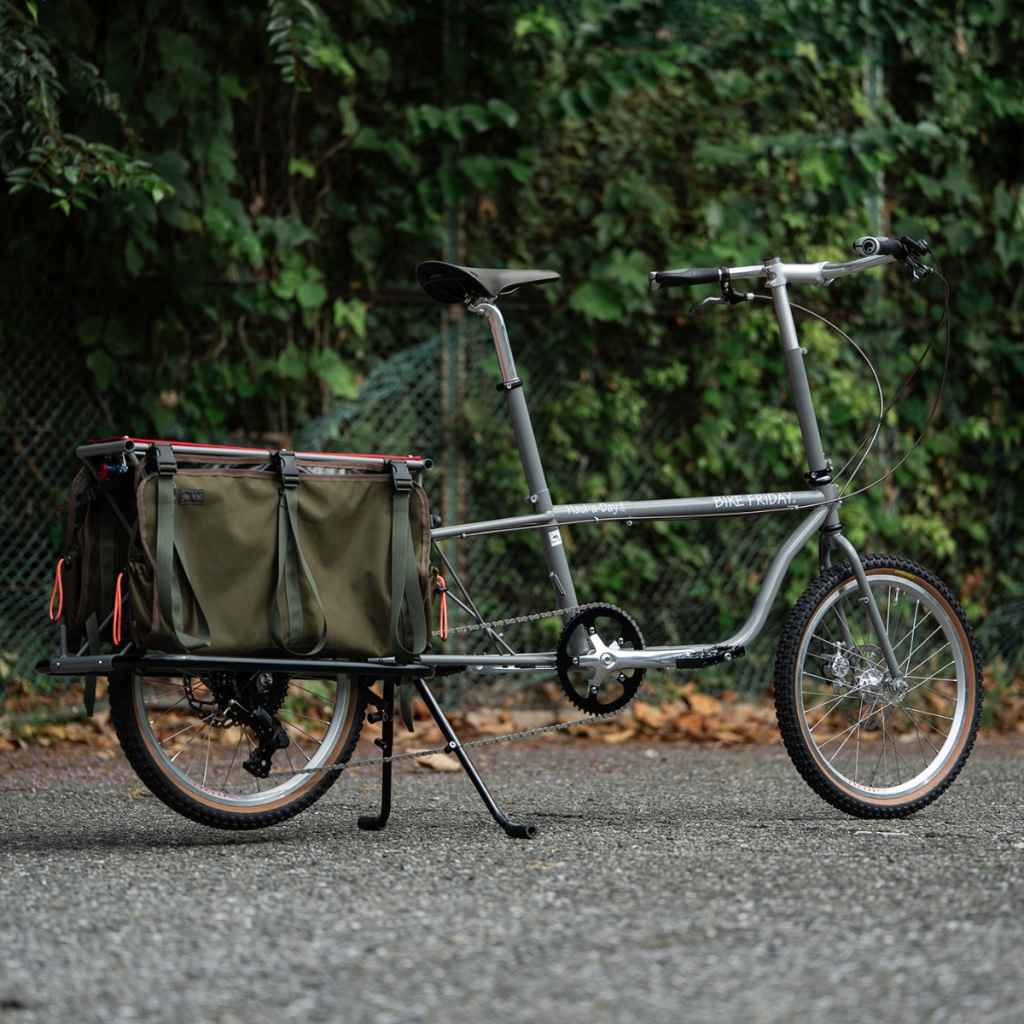BIKE FRIDAY* Haul-a-Day ELITE 完成車 (dolphin gray) - BLUE LUG