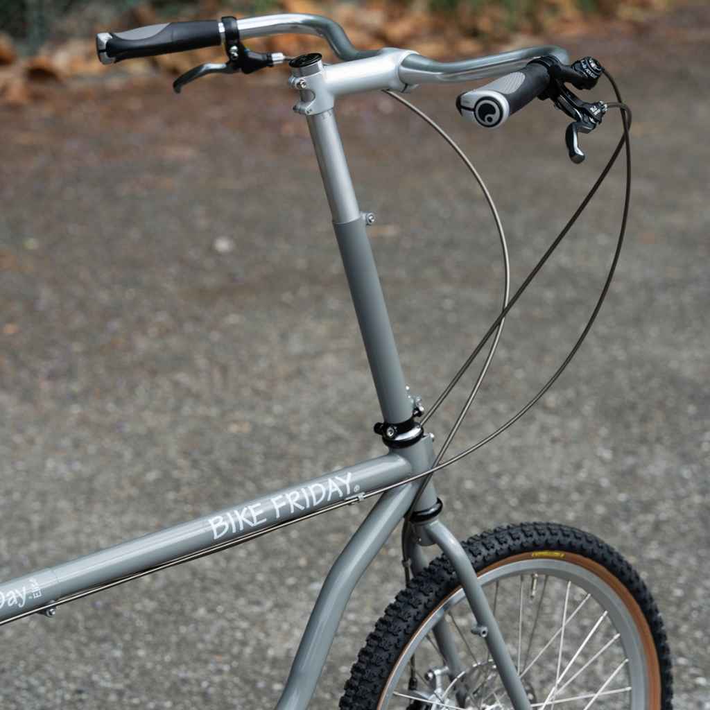 BIKE FRIDAY* Haul-a-Day ELITE 完成車 (dolphin gray) - BLUE LUG