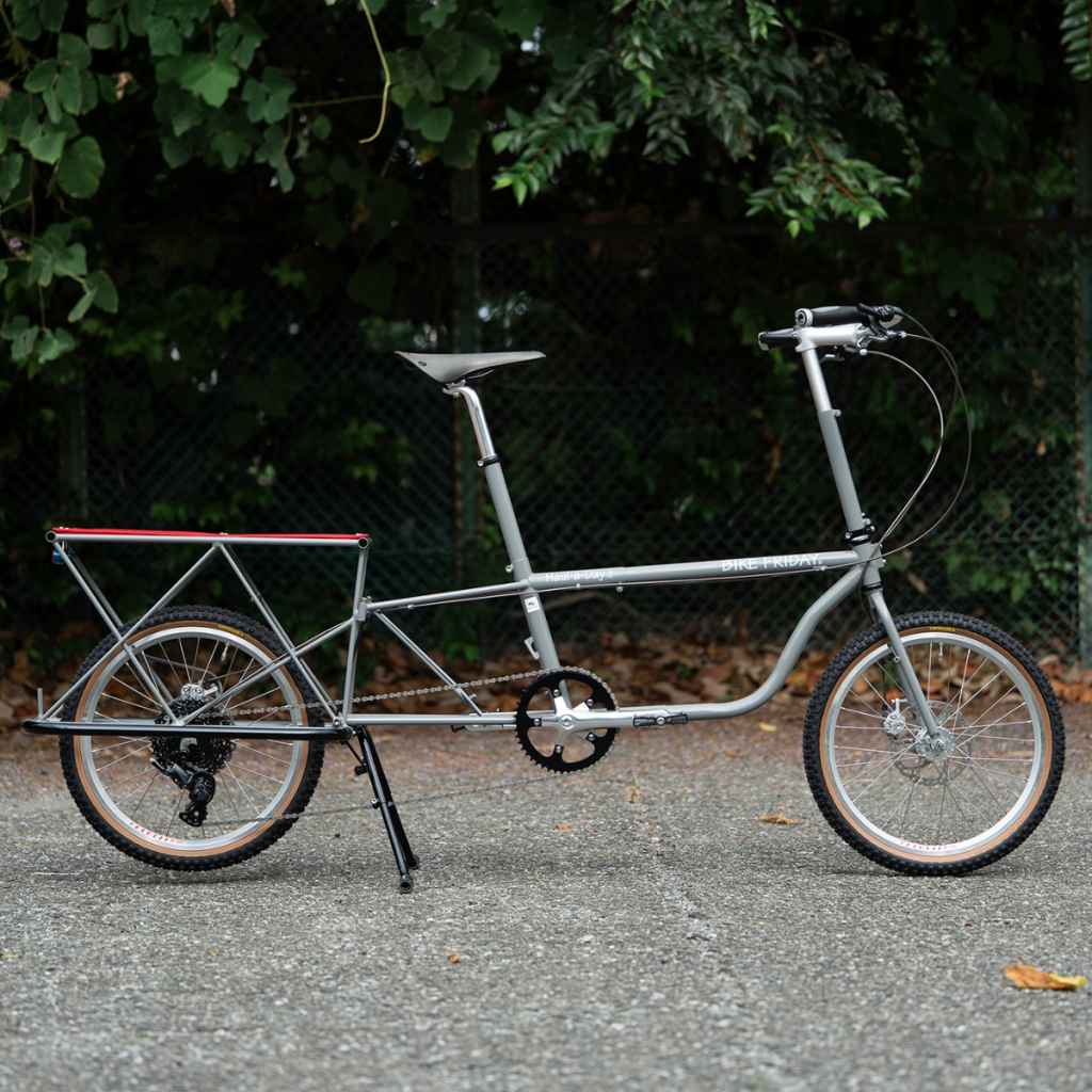 BIKE FRIDAY* Haul-a-Day ELITE 完成車 (dolphin gray) - BLUE LUG