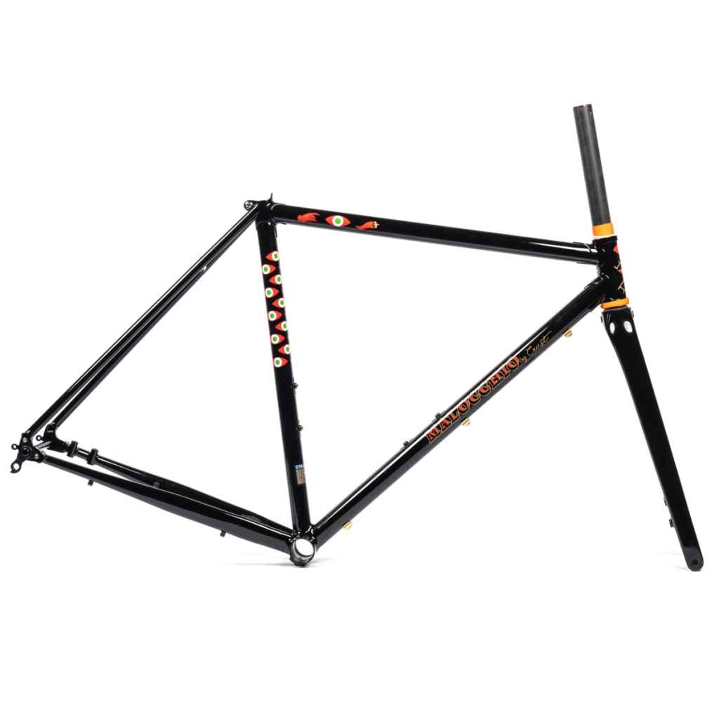 【未開封・激レア】BICYCLE Blackデザインデッキ詰め+オマケ赤・青 CRUST BIKES* disc malocchio frame (black) - BLUE LUG ONLINE STORE