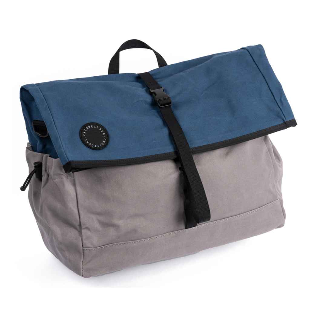 ★新品　FAIRWEATHER ブロンプトンバック　ブルーラグ FAIRWEATHER* brompton bag (wax indigo/gray) - BLUE LUG