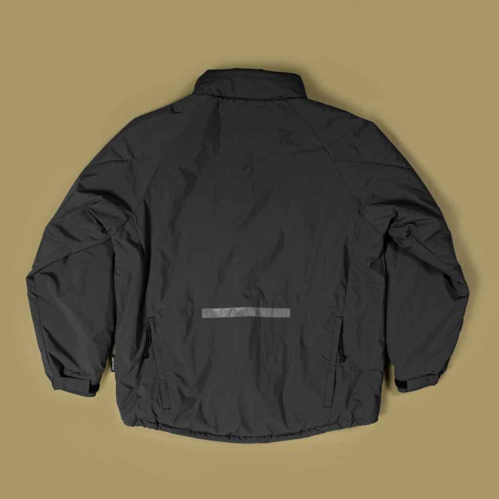 WILD THINGS×BLUE LUG* bike puff jacket (charcoal) - BLUE LUG