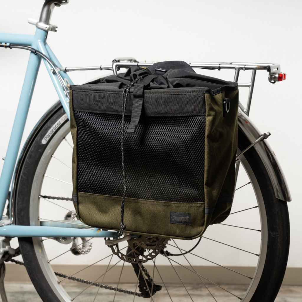 BLUE LUG* grocery pannier (olive) - BLUE LUG ONLINE STORE BLUE LUG* grocery pannier (olive) - BLUE LUG ONLINE STORE