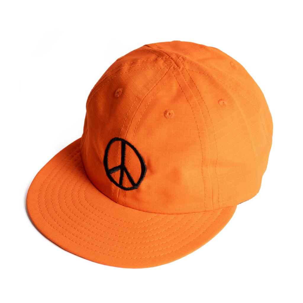 PEACE SPORTS* peace world cap (orange/mark) - BLUE LUG ONLINE STORE