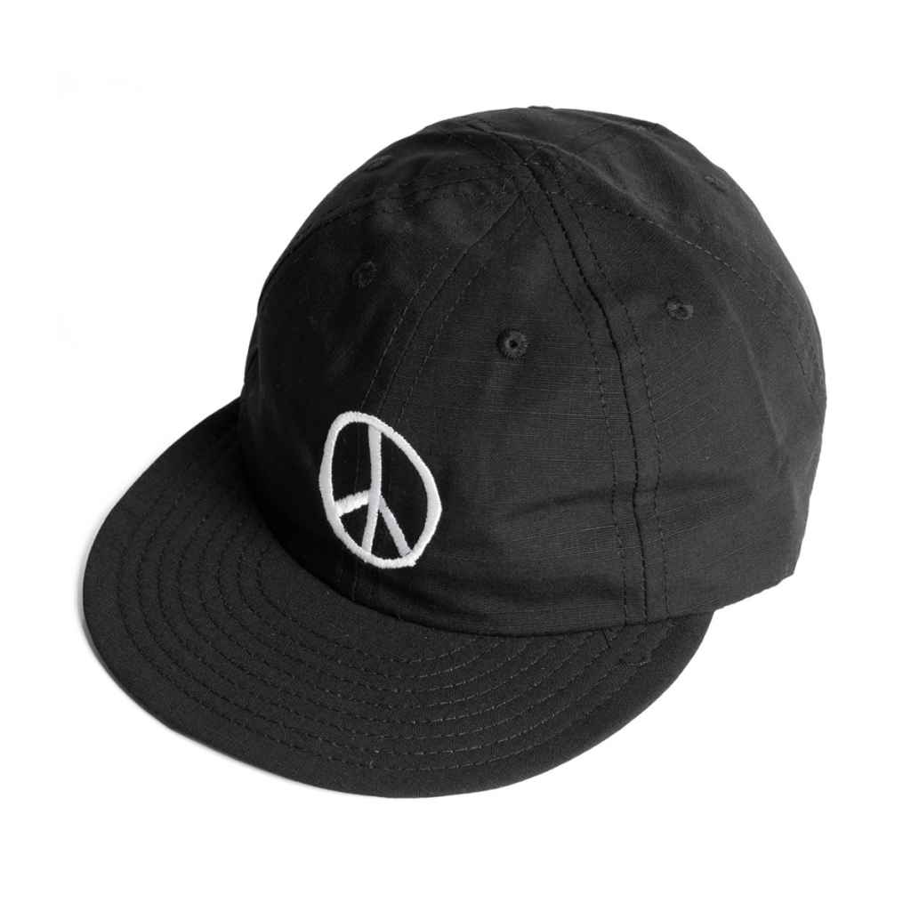 PEACE SPORTS* peace world cap (black/mark) - BLUE LUG ONLINE STORE