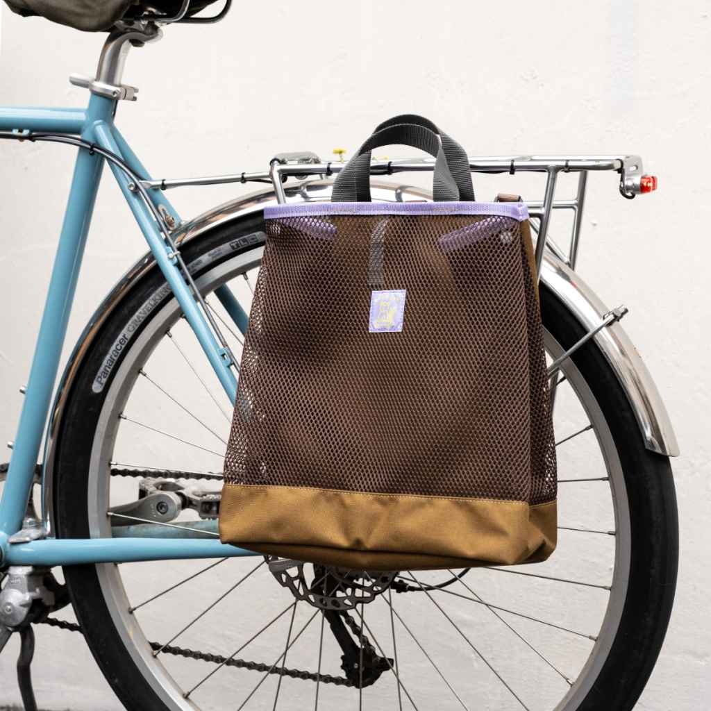 BLUE LUG* 3way pannier (mesh brown) - BLUE LUG ONLINE STORE