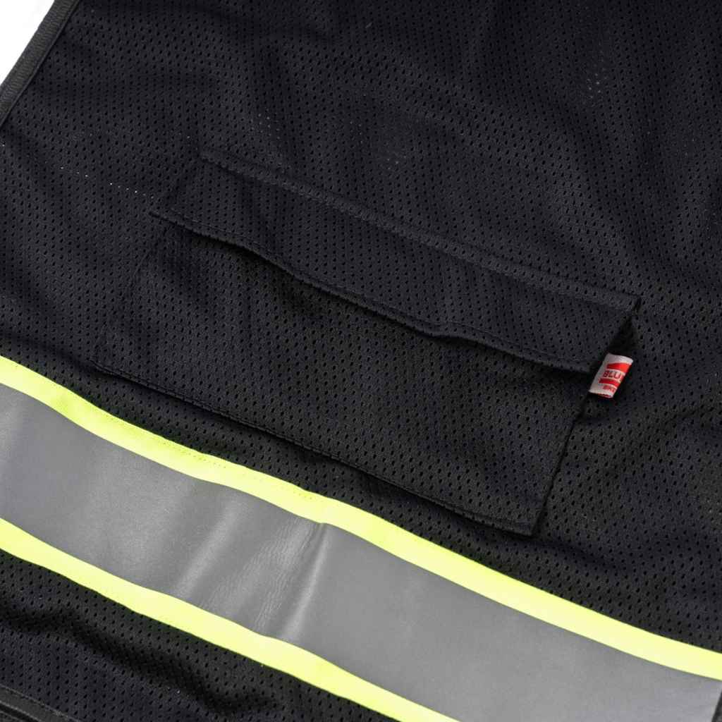 BLUE LUG* kangaroo safety vest (black) - BLUE LUG ONLINE STORE