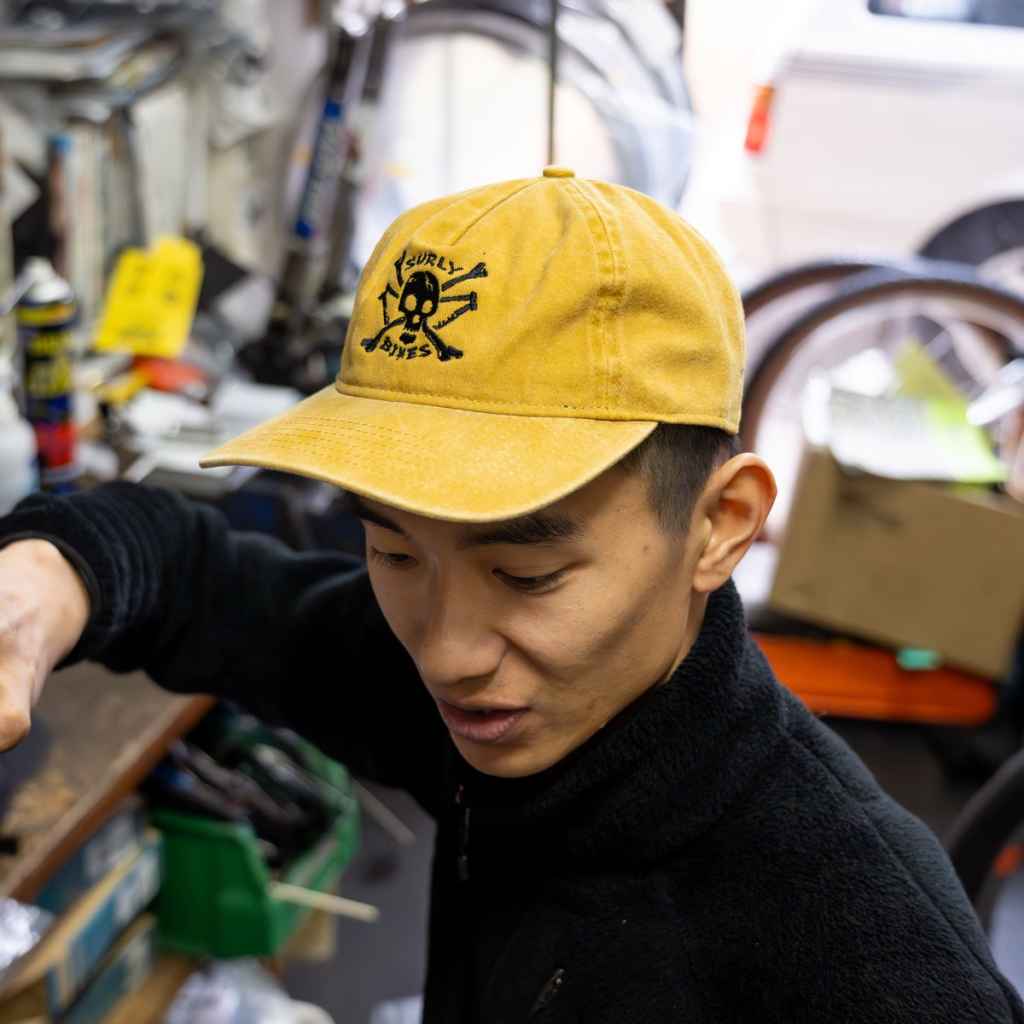 帽子 SURLY skullet strap back hat blue lug SURLY* skullet strap back hat (mustard) - BLUE LUG ONLINE STORE