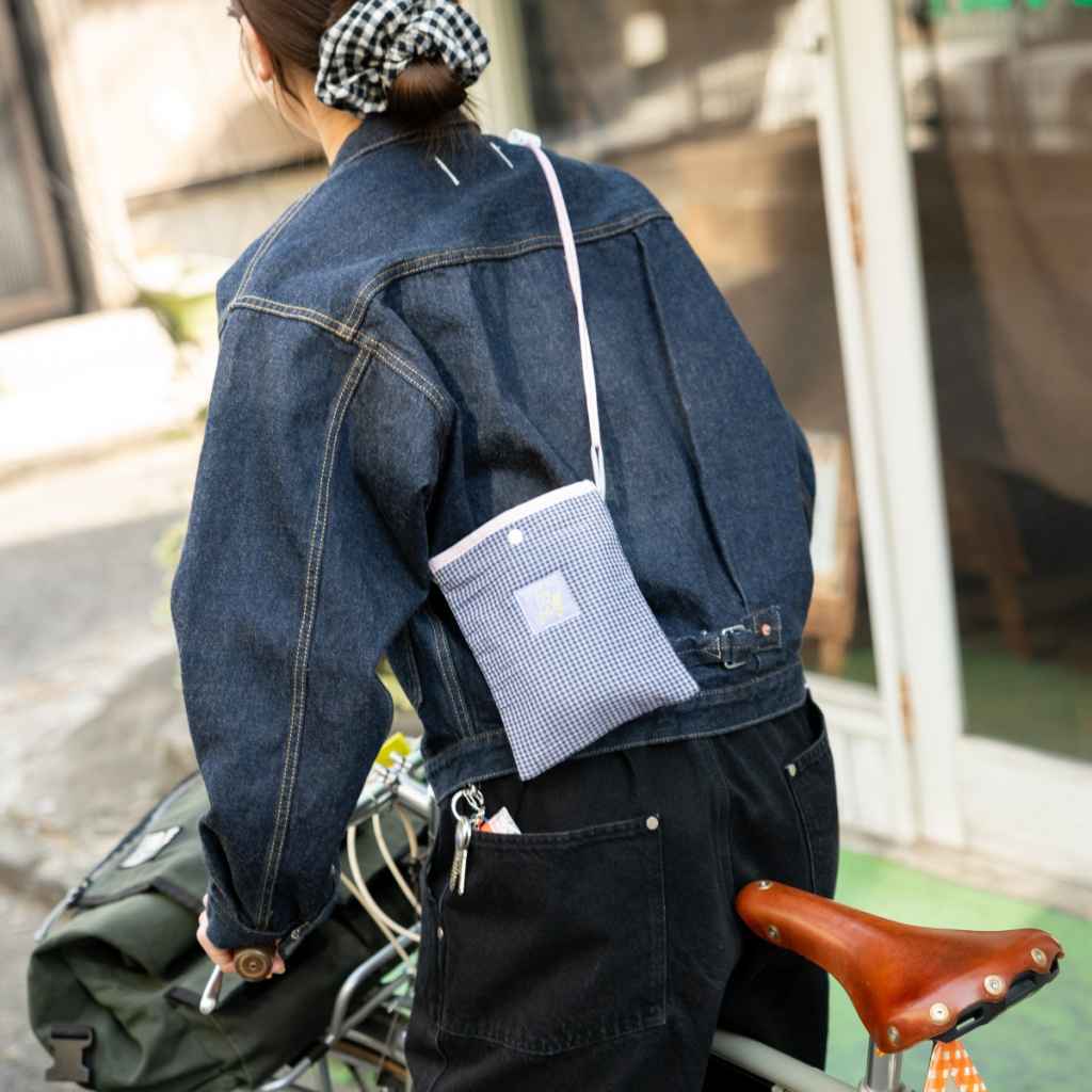 YANCO サコッシュ ECO-PACナイロン BLUELUG BLUE LUG* mini sacoche (x-pac olive/purple) - BLUE LUG ONLINE STORE