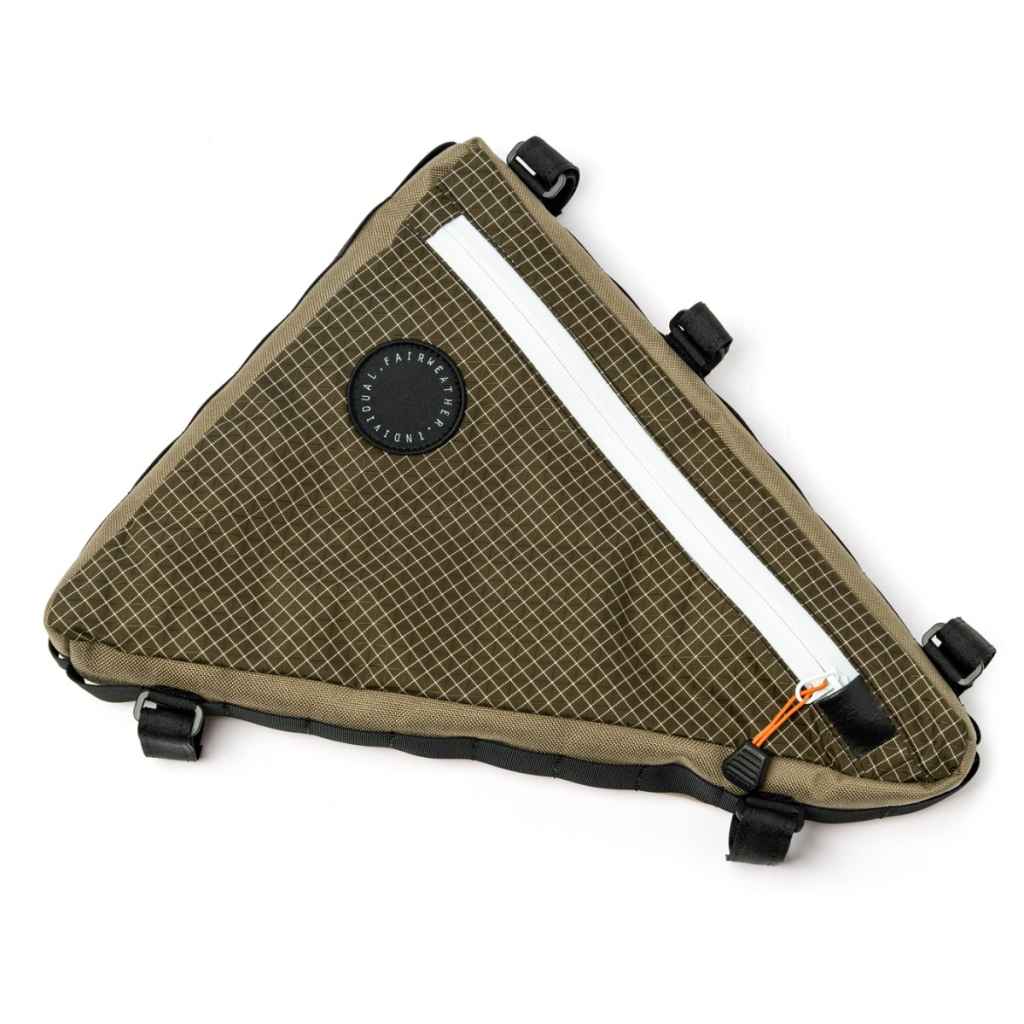 FAIRWEATHER* frame bag ADV (rip olive/beige) - BLUE LUG ONLINE STORE