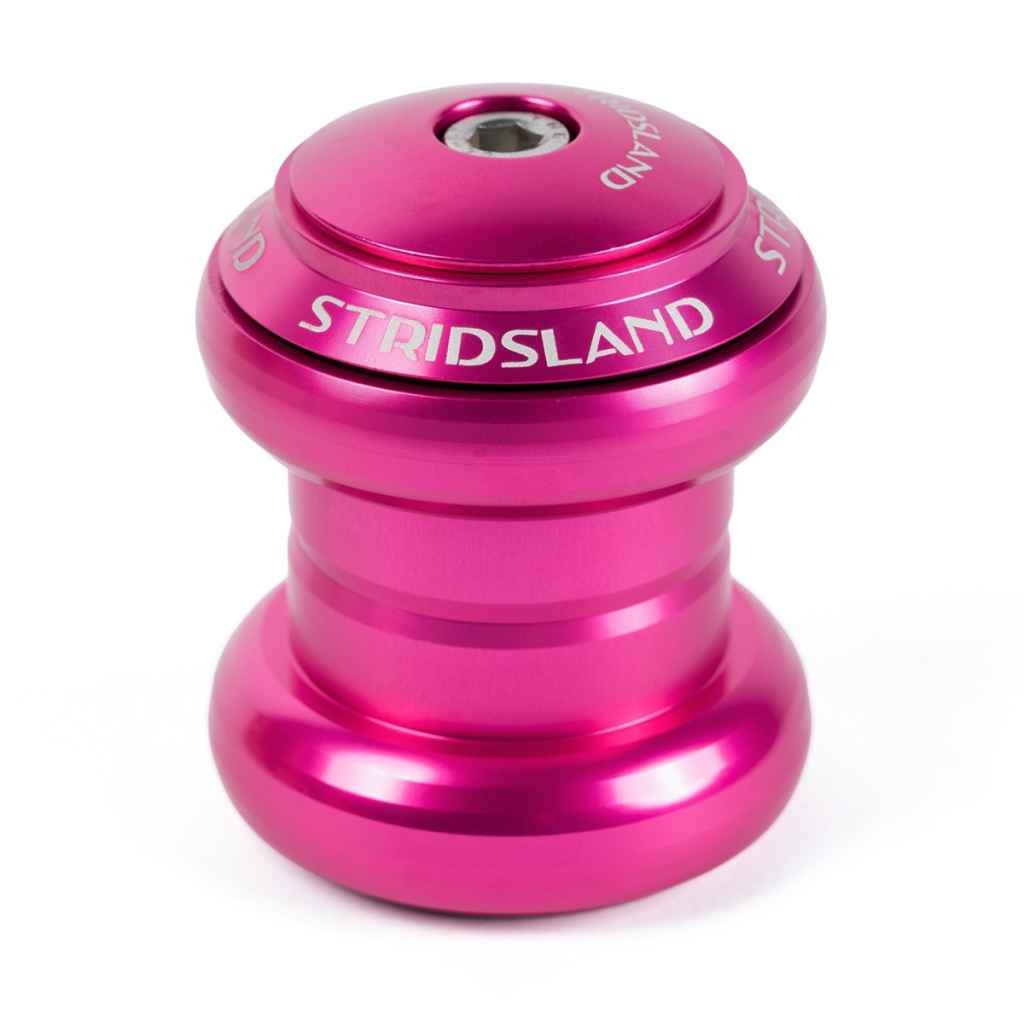 クリスキング ヘッドセット ピンク 1-1/8 OS ブルーラグ サーリー STRIDSLAND* 1-1/8