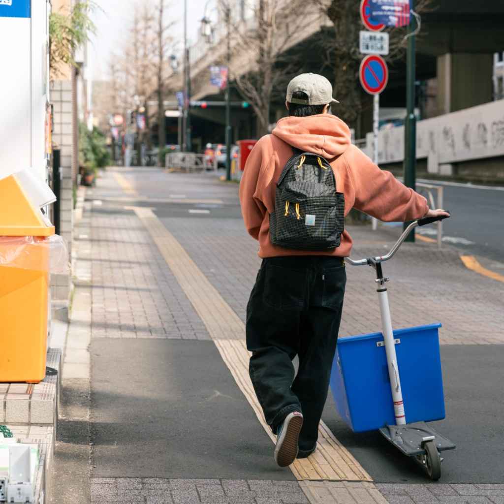 BLUE LUG* day pack mini (black) - BLUE LUG ONLINE STORE