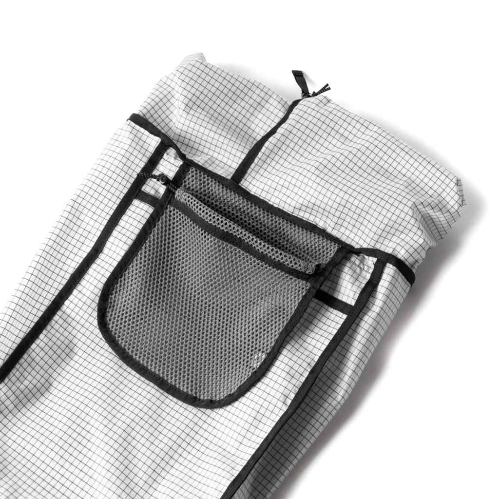 FAIRWEATHER* packable pack (rip white/black) - BLUE LUG ONLINE STORE