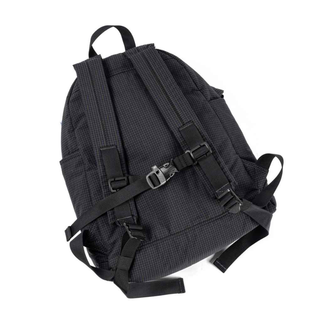 BLUE LUG* day pack mini (padding navy check) - BLUE LUG ONLINE STORE