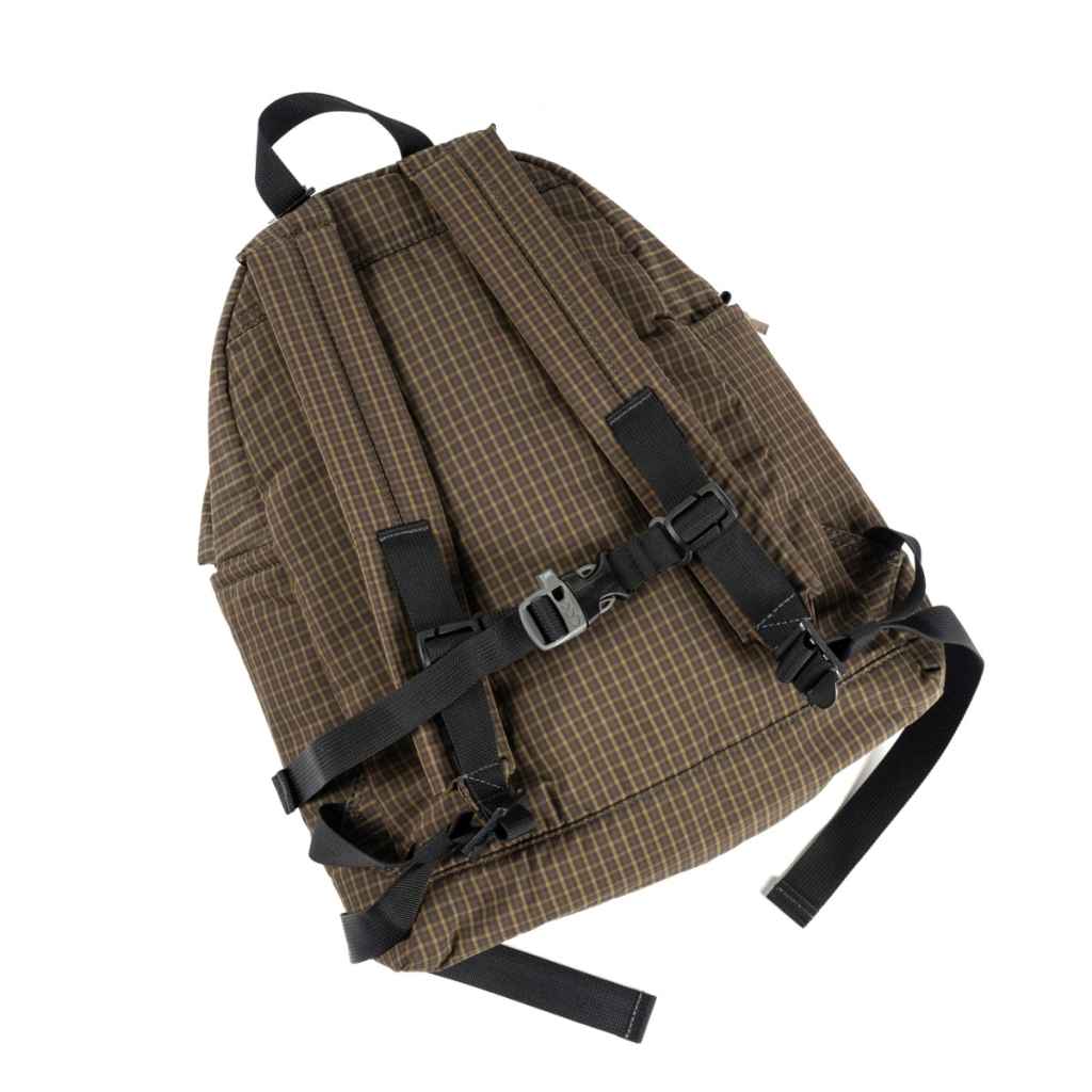 BLUE LUG* day pack mini (padding brown check) - BLUE LUG ONLINE STORE