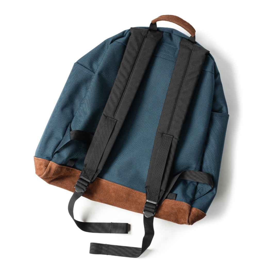 BLUE LUG* the day pack (navy/brown suede) - BLUE LUG ONLINE STORE BLUE LUG* the day pack (navy/brown suede) - BLUE LUG ONLINE STORE