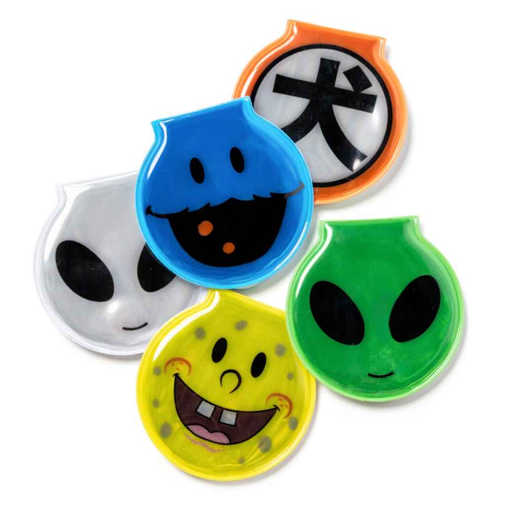 BLUE LUG* dog reflector clip (orange) - BLUE LUG ONLINE STORE