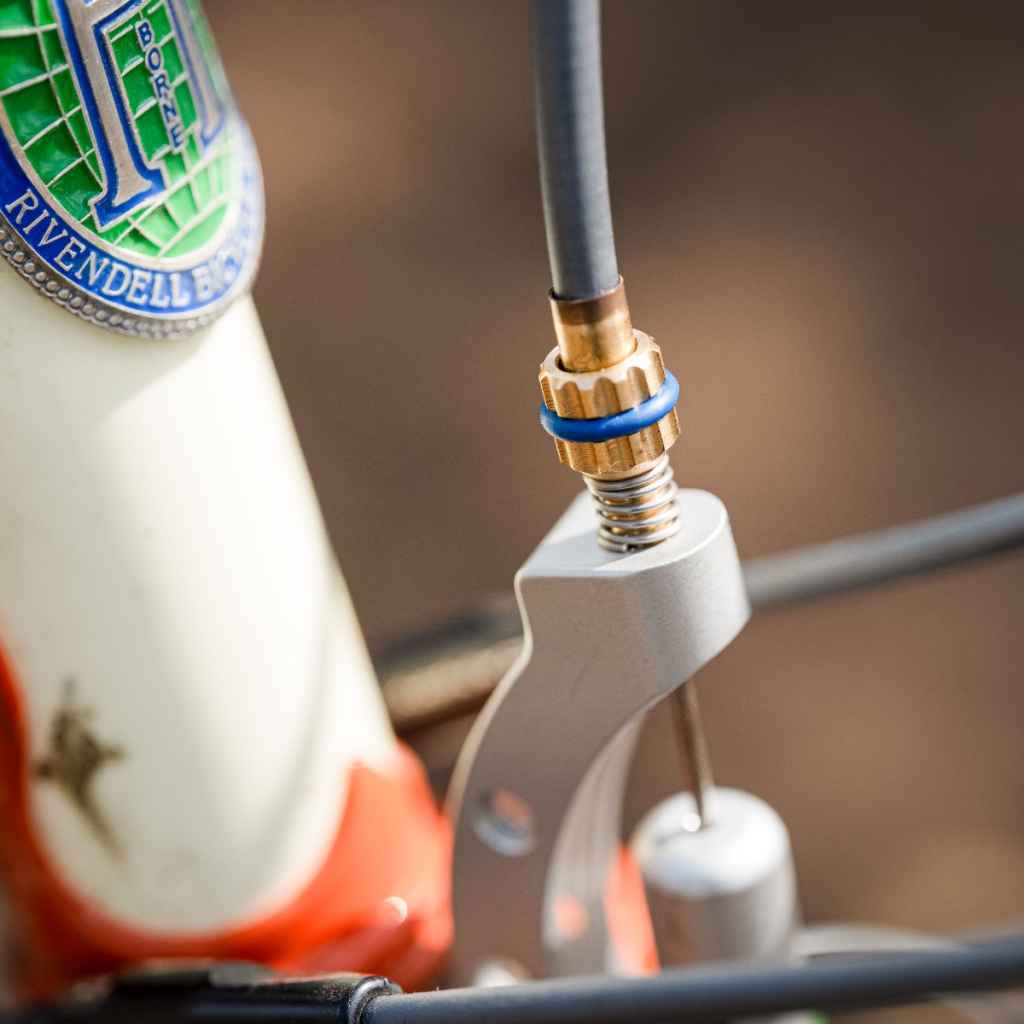SHOVEL RESEARCH* barrel adjuster (stainless springs) - BLUE LUG