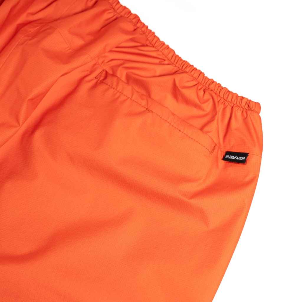 FAIRWEATHER* ultralight rain pants (orange) - BLUE LUG ONLINE STORE