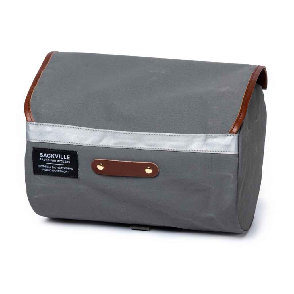 RIVENDELL* sackville rollo handlebar bag (charcoal) - BLUE LUG