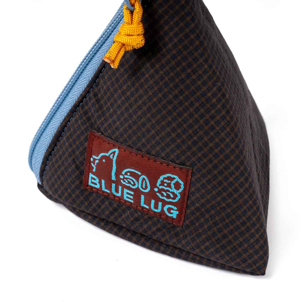 BLUE LUG* manner pouch (padding brown check) - BLUE LUG ONLINE STORE