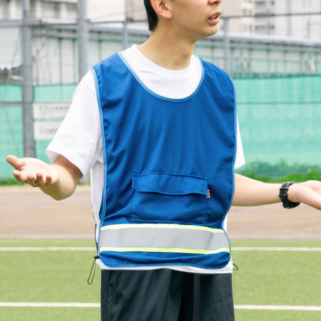 BLUE LUG* kangaroo safety vest (blue) - BLUE LUG ONLINE STORE
