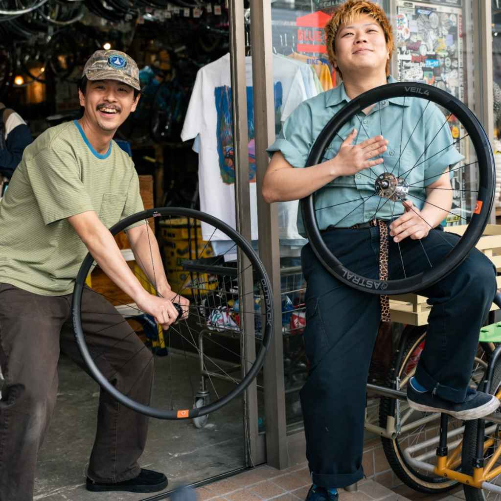 ASTRAL CYCLING×PHILWOOD* veil4 carbon track wheel (20h/24h/rim