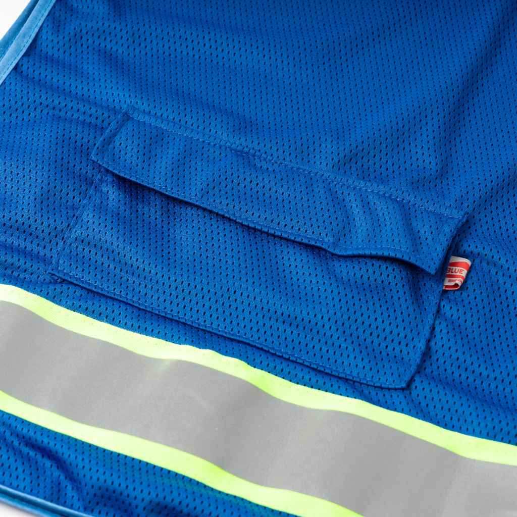 BLUE LUG* kangaroo safety vest (blue) - BLUE LUG ONLINE STORE