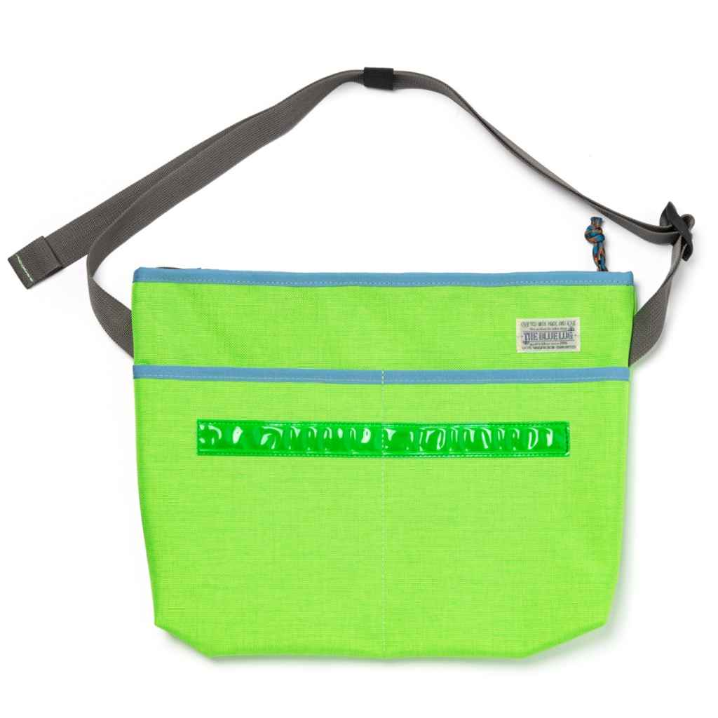 BLUE LUG* stroll sacoche (flash green/reflector) - BLUE LUG ONLINE