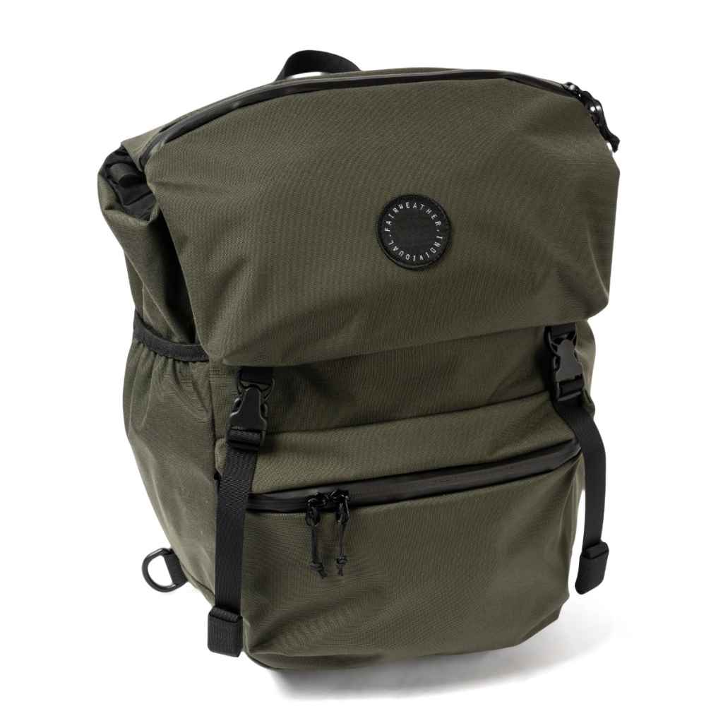 FAIRWEATHER* flaptop pannier (cordura/olive) - BLUE LUG ONLINE STORE