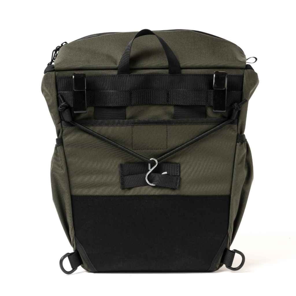 FAIRWEATHER* flaptop pannier (cordura/olive) - BLUE LUG ONLINE STORE