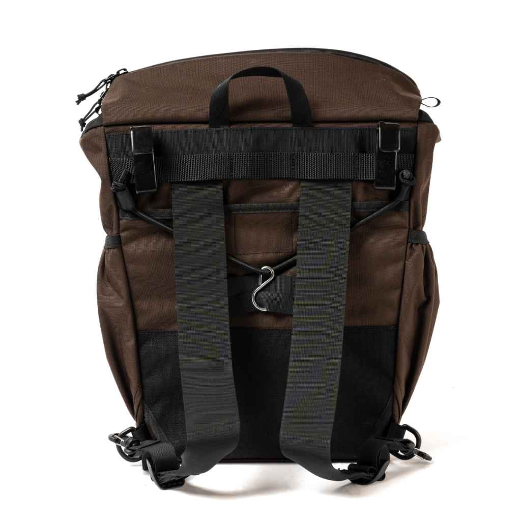 FAIRWEATHER* flaptop pannier (cordura/brown) - BLUE LUG ONLINE STORE