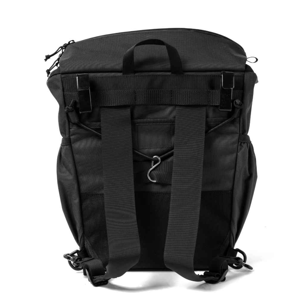 FAIRWEATHER* flaptop pannier (black) - BLUE LUG ONLINE STORE