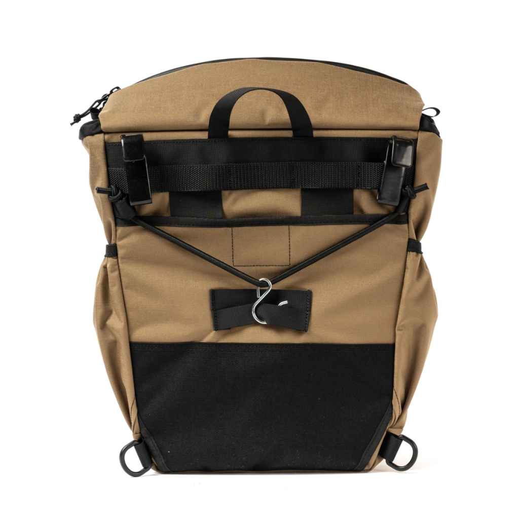 FAIRWEATHER* flaptop pannier (coyote) - BLUE LUG ONLINE STORE