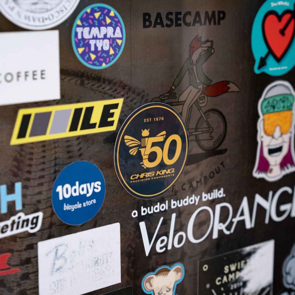 CHRIS KING* 50th anniversary sticker - BLUE LUG ONLINE STORE