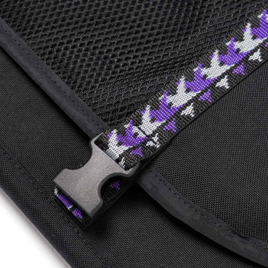 BLUE LUG* the messenger bag (custom/black/pocket) - BLUE LUG