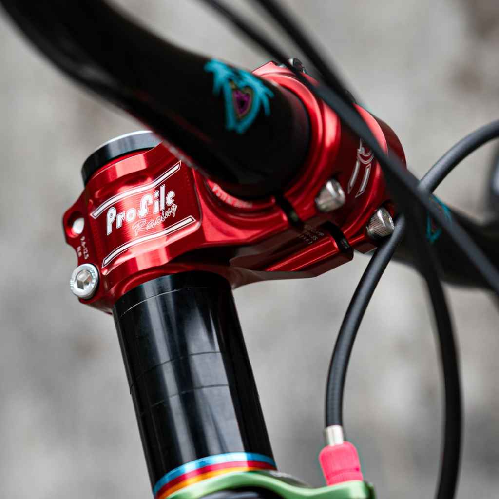 PROFILE RACING* helm mtb stem (red) - BLUE LUG ONLINE STORE
