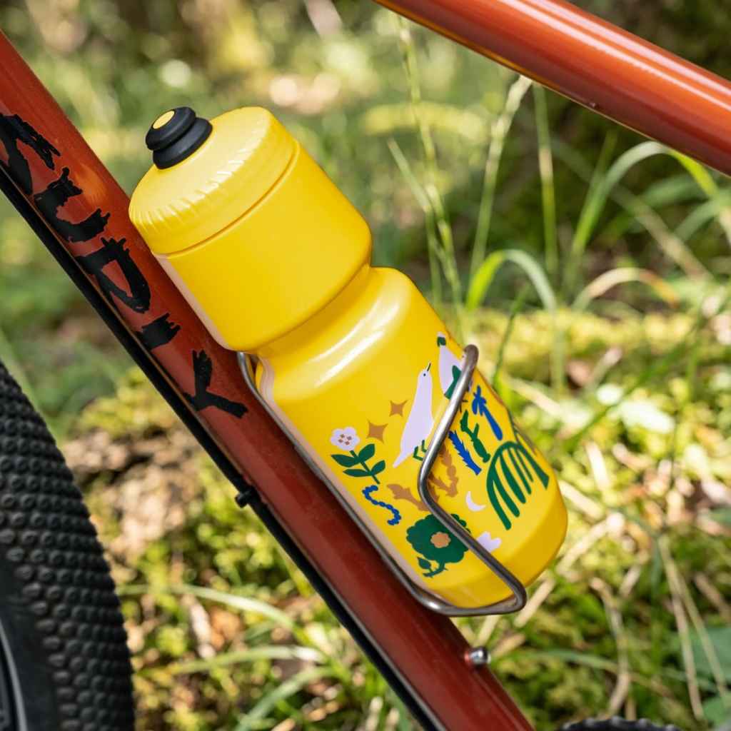 SWIFT INDUSTRIES* campout 2026 water bottle (yellow) - BLUE LUG