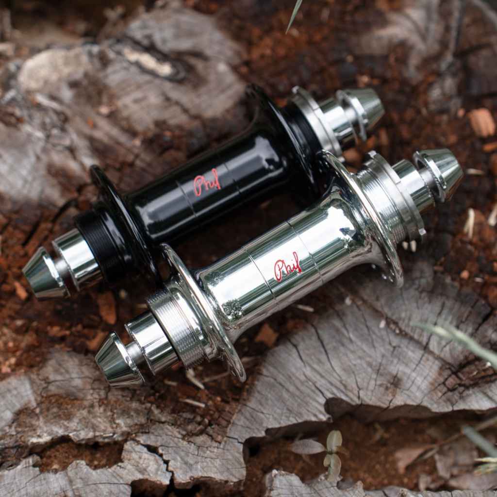 レア美品　philwood フィルウッドphil ハブ　kiss of hub PHIL WOOD* kiss-off hub rear (black/fixed&free) - BLUE LUG ONLINE