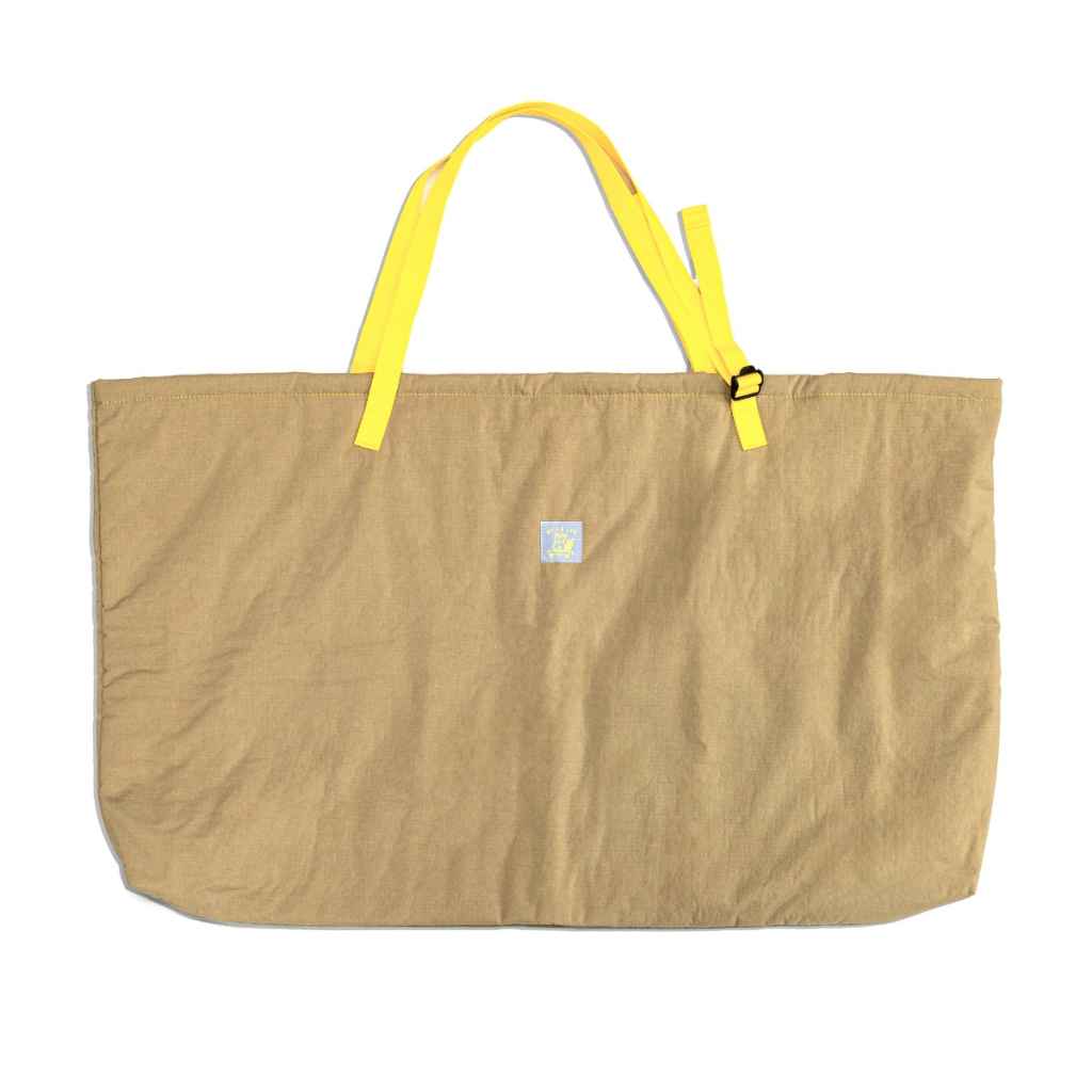 BLUE LUG* big tote (padding beige/yellow) - BLUE LUG ONLINE STORE