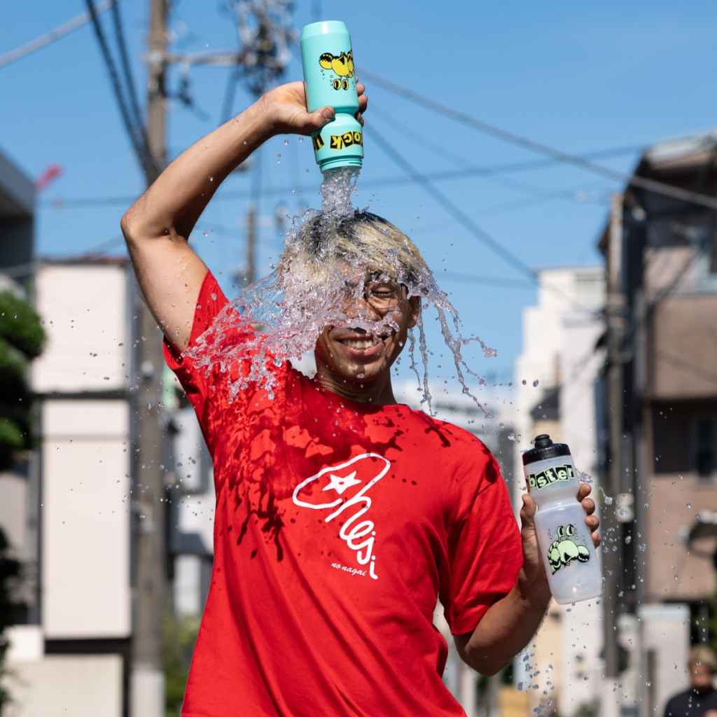 ETTER ジュビロームフラッシュ 空瓶 ROCK LOBSTER* lobster water bottle (seafoam) - BLUE LUG ONLINE STORE