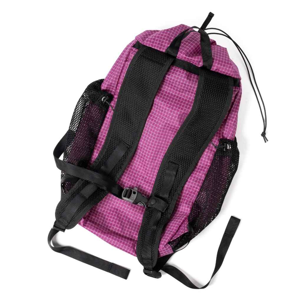 FAIRWEATHER* packable pack (grid rip/purple) - BLUE LUG ONLINE STORE