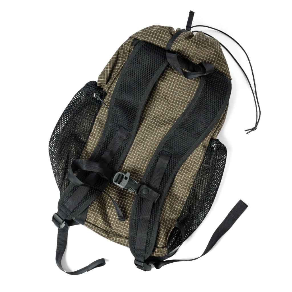 FAIRWEATHER* packable pack (grid rip/olive) - BLUE LUG ONLINE STORE