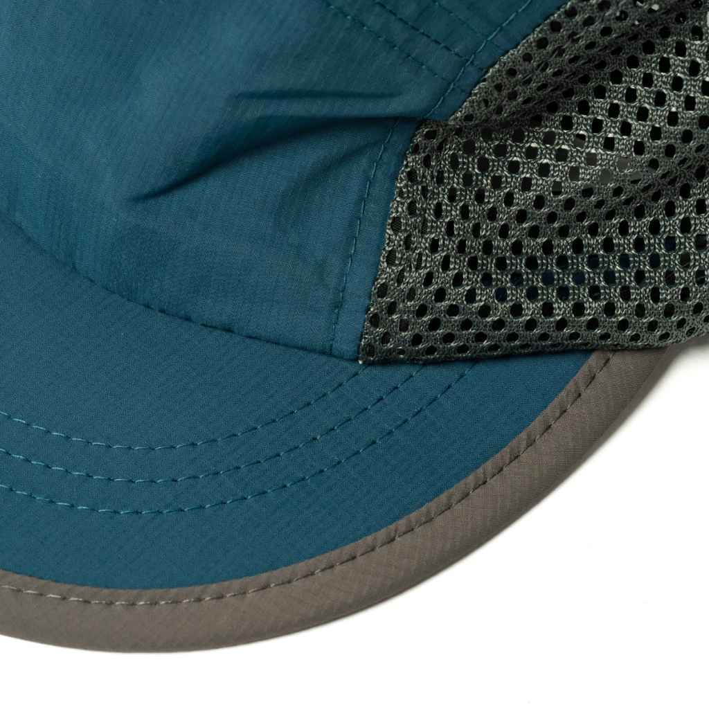 BLUE LUG* bicycle duckbill cap (titanium blue/mesh) - BLUE LUG