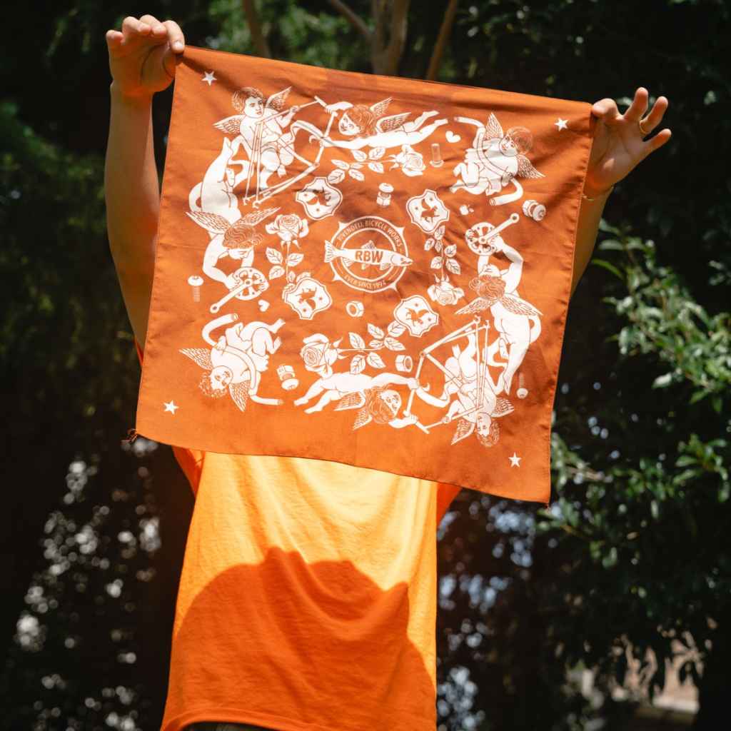 RIVENDELL* cherubim bandana (orangish brown) - BLUE LUG ONLINE STORE