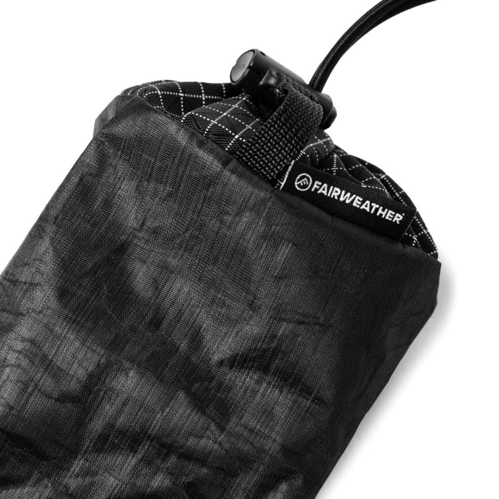 FAIRWEATHER* stem bag light (dyneema hybrid black) - BLUE LUG