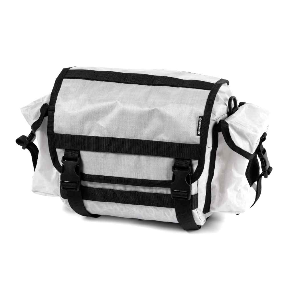 FAIRWEATHER* handlebar bag ADV (dyneema hybrid/white) - BLUE LUG
