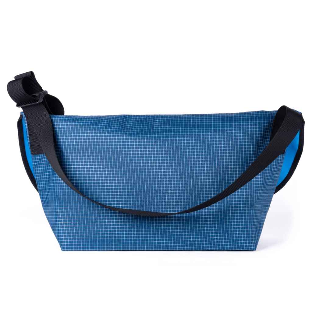 BLUE LUG* the messenger bag (custom/grid rip/blue) - BLUE LUG