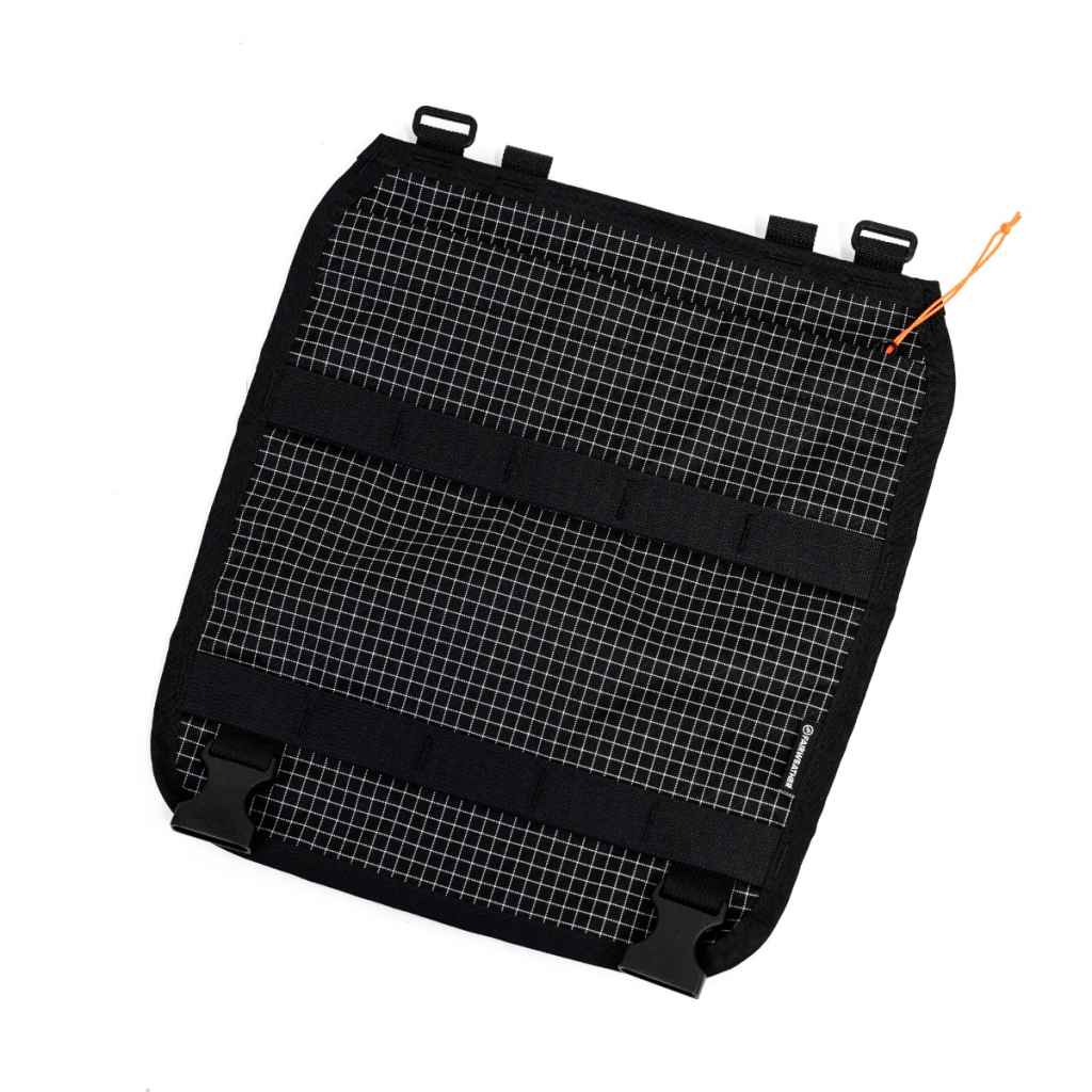 FAIRWEATHER* handlebar bag ADV detachable flap (grid/black) - BLUE