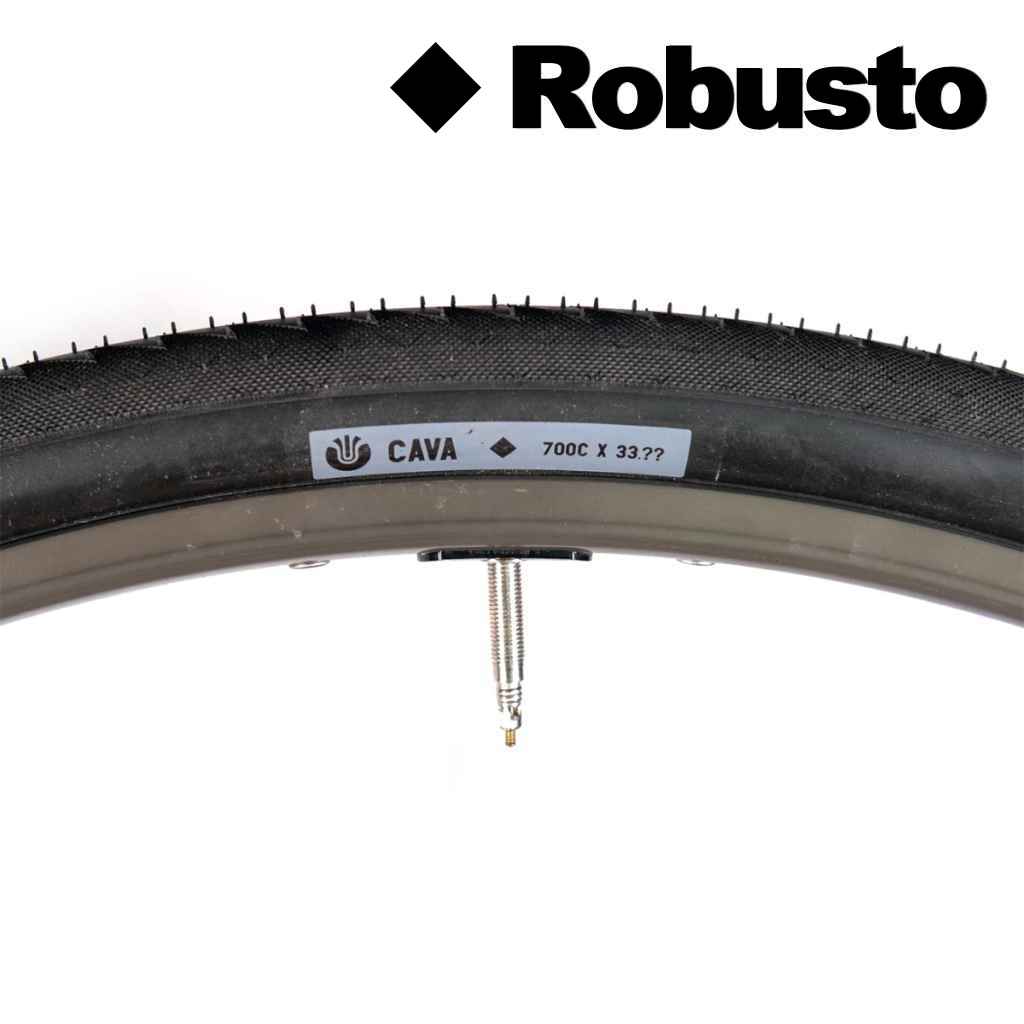 ULTRADYNAMICCO CAVA 700C X 33?? タイヤ ULTRADYNAMICO* cava robusto tire (black/700c×33.??) - BLUE LUG
